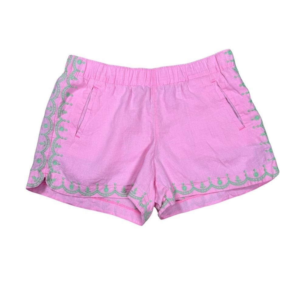Lilly Pulitzer Laryn Linen Shorts Size Large